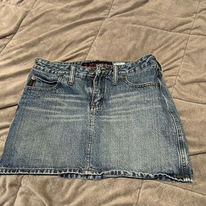 Vintage Y2K Mudd mini denim skirt